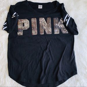 Pink logo tee